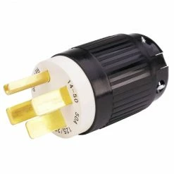 Reliance 1450P 50-Amp Generator Power Cord Connector - Up To 12000 Watt Transfer Switches