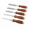 Stanley 16-401 Grinding Center Micro Bevel Bailey Chisel Set, (5-Piece)