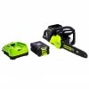 GreenWorks CS80L211 80-Volt 16-Inch 2.0Ah Cordless Chainsaw Kit - 2004502