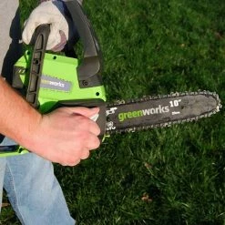 Lawn & Outdoor Power GreenWorks 20362 24-Volt 10-Inch 2.0Ah Tool-Less Cordless Chainsaw Kit 28 Lawn & Outdoor Power GreenWorks 20362 24-Volt 10-Inch 2.0Ah Tool-Less Cordless Chainsaw Kit