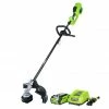GreenWorks ST40L210 40-Volt 14-Inch 2.0Ah Cordless String Trimmer Kit - 2100402 2 GreenWorks ST40L210 40-Volt 14-Inch 2.0Ah Cordless String Trimmer Kit - 2100402