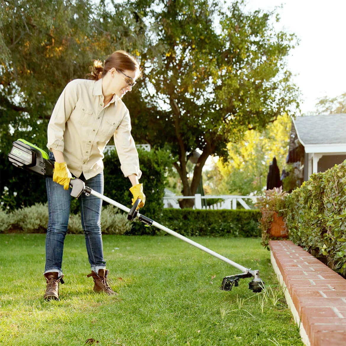 Lawn & Outdoor Power GreenWorks GST80320 80-Volt 16-Inch Cordless String Trimmer - Bare Tool -2101202 5 Lawn & Outdoor Power GreenWorks GST80320 80-Volt 16-Inch Cordless String Trimmer - Bare Tool -2101202