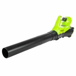 GreenWorks 2400802 40-Volt 390-Cfm 2.5Ah Durable Cordless Axial Leaf Blower Kit Lawn & Outdoor Power