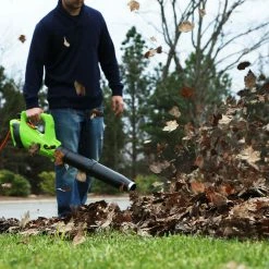 GreenWorks BA09B00 9-Amp 530-Cfm Heavy Duty Corded Axial Leaf Blower - 2400902