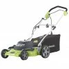 Lawn & Outdoor Power GreenWorks 25022 20" 12-Amp Electric Push Button Start Walk Behind Lawn Mower