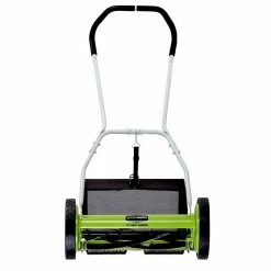 GreenWorks 25052 16-Inch 2-in-1 Push Reel Lawn Mower W/ Grass Catcher