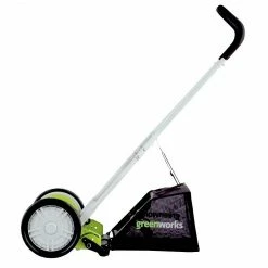 GreenWorks 25052 16-Inch 2-in-1 Push Reel Lawn Mower W/ Grass Catcher