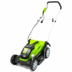 GreenWorks MO09B01 14-Inch 9-Amp Heavy Duty Electric Brushless Lawn Mower Lawn & Outdoor Power