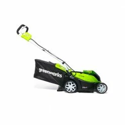 GreenWorks MO40B411 40-Volt 17-Inch Cordless Brushed Lawn Mower Kit - 2508302 Lawn & Outdoor Power