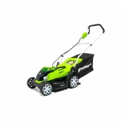 GreenWorks MO40B411 40-Volt 17-Inch Cordless Brushed Lawn Mower Kit - 2508302 Lawn & Outdoor Power