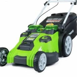 GreenWorks 25302 40V 20" 4/2.0Ah Cordless Twin Force Walk Behind Lawn Mower Lawn & Outdoor Power