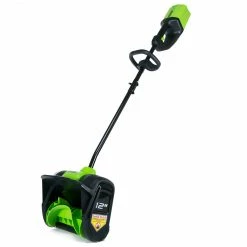 GreenWorks GLSS802100 80-Volt 12-Inch 2.0Ah Cordless Snow Shovel Kit - 2600602 Lawn & Outdoor Power 9 GreenWorks GLSS802100 80-Volt 12-Inch 2.0Ah Cordless Snow Shovel Kit - 2600602 Lawn & Outdoor Power