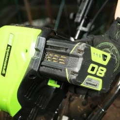 Lawn & Outdoor Power GreenWorks TL80L210 80-Volt 10-Inch Heavy Duty Cordless Tiller Kit- 2800302