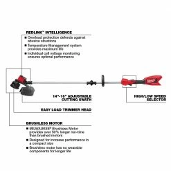 Lawn & Outdoor Power Milwaukee 2828-20 M18 18V Cordless Li-Ion Brushless String Trimmer - Bare Tool