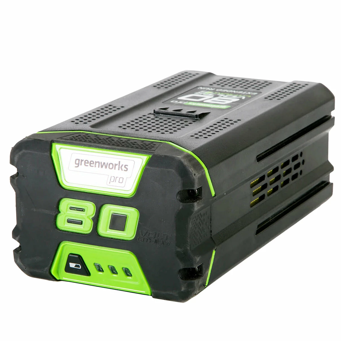 GreenWorks GBA80500 80-Volt 5.0Ah Lithium-Ion Rapid Charge Battery - 2902502 Tools & Equipment 3 GreenWorks GBA80500 80-Volt 5.0Ah Lithium-Ion Rapid Charge Battery - 2902502 Tools & Equipment