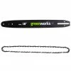 GreenWorks 2904502 16-Inch X .043-Inch Replacement Chainsaw Bar And Chain Combo