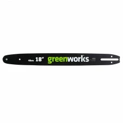 GreenWorks 29142 18-Inch Heavy Duty Steel Replacement Chainsaw Bar Chainsaws