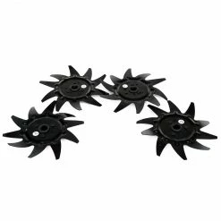 GreenWorks 29453 10-Inch Steel Replacement Cultivator Tiller Tines - 4pk