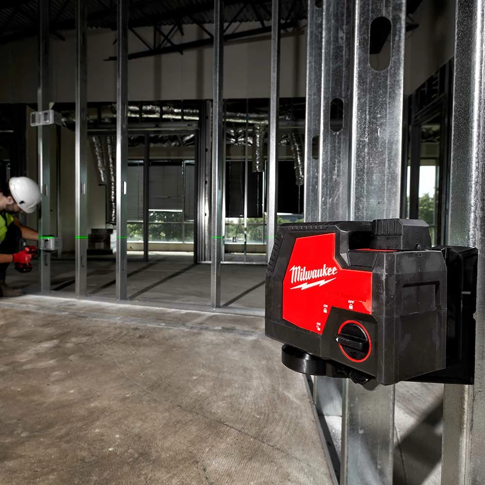 Milwaukee 3510-21 REDLITHIUM USB Rechargeable Cordless Green 3-Point Laser 9 Milwaukee 3510-21 REDLITHIUM USB Rechargeable Cordless Green 3-Point Laser