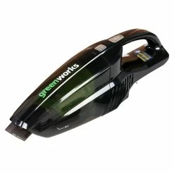 GreenWorks 4700002 24-Volt Durable Portable Cordless Bagless Hand Vacuum Kit Lawn & Outdoor Power