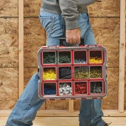 Milwaukee 48-22-8030 14-Inch Weather Seal Mountable Bins Jobsite Organizer Tools & Equipment