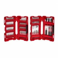Power Tools Milwaukee 48-32-4062 74-Piece Heavy-Duty Shockwave Impact Driver Bit Set