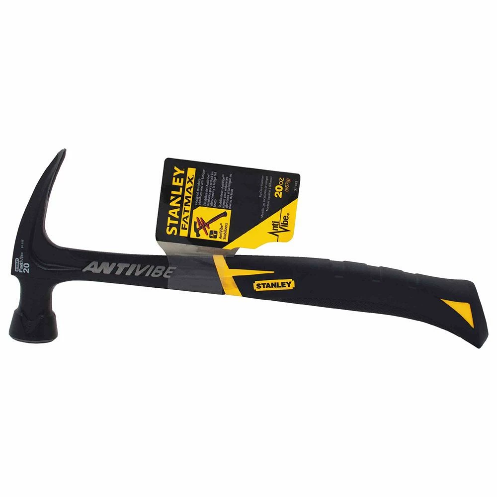 Stanley 51-165 20 Ounce Forged FatMax Anti-Vibe Rip Claw Nailing Hammer 4 Stanley 51-165 20 Ounce Forged FatMax Anti-Vibe Rip Claw Nailing Hammer
