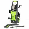 GreenWorks GPW1702 1,700-Psi Vertical Pressure Washer W/ Hose Reel - 5100402