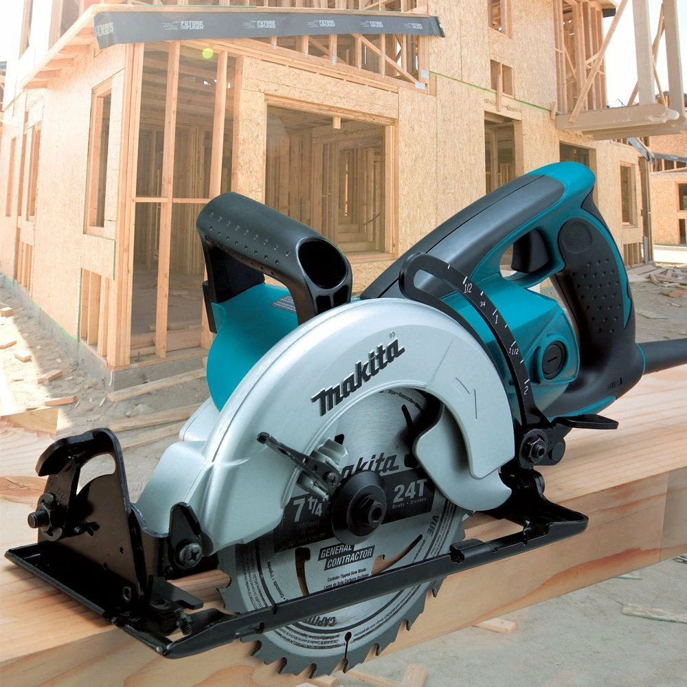 Makita 5477NB 120V Powerful 15 Amp Motor 7-1/4 In Hypoid Saw Tools & Equipment 4 Makita 5477NB 120V Powerful 15 Amp Motor 7-1/4 In Hypoid Saw Tools & Equipment