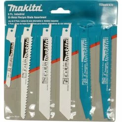 Power Tools Makita 723086-A-A Recipro Bi-Metal Saw Blade Assortment Pack - 6 PC