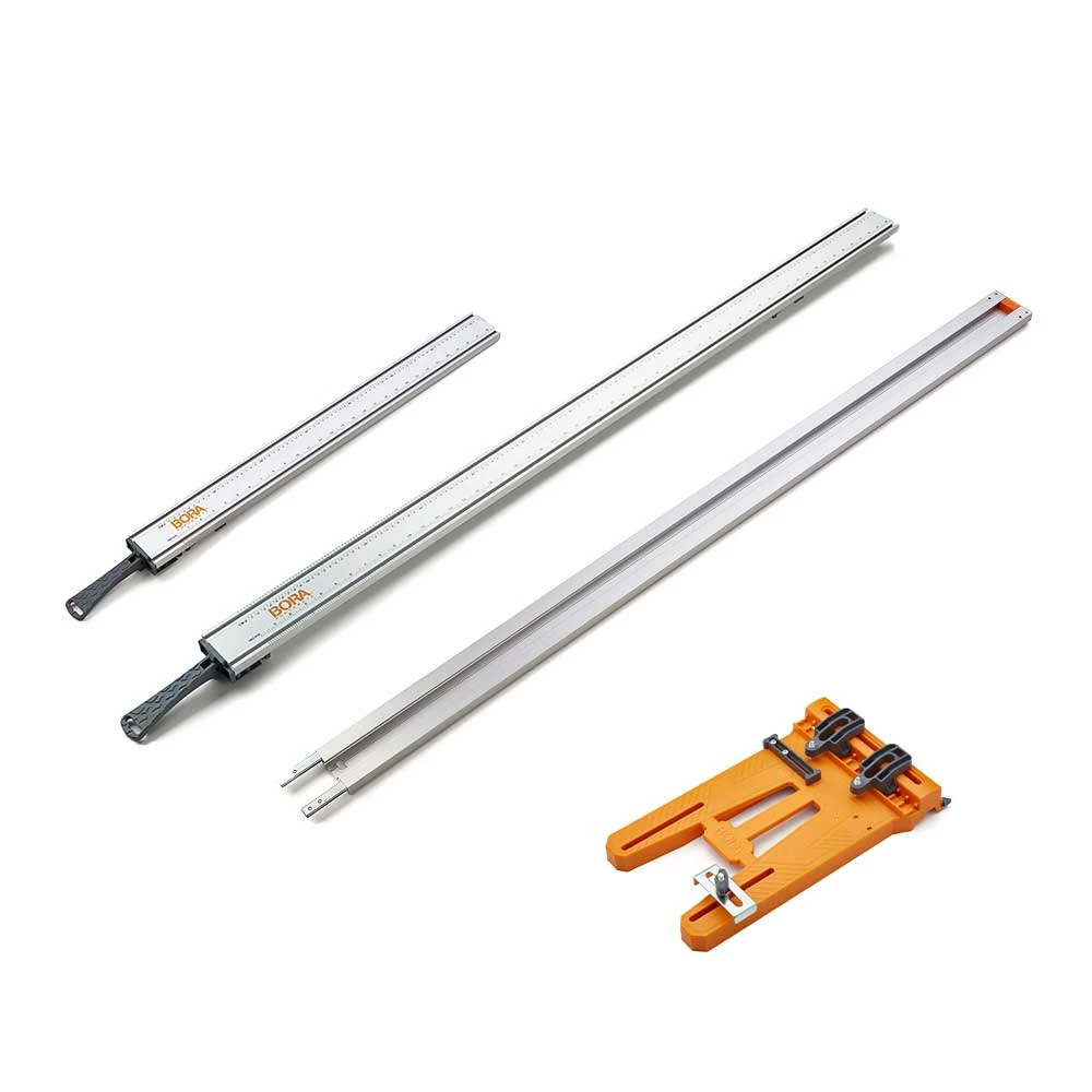 Bora 545410 WTX Heavy Duty Aluminum Compact Clamp Ruled Edge Kit - 4 PC 3 Bora 545410 WTX Heavy Duty Aluminum Compact Clamp Ruled Edge Kit - 4 PC