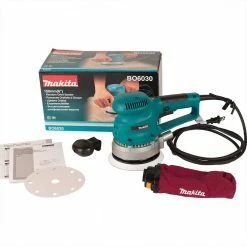 Makita BO6030 2.7 Amp 6-Inch Random Orbit Variable Speed Sander With Dust Bag Tools & Equipment 9 Makita BO6030 2.7 Amp 6-Inch Random Orbit Variable Speed Sander With Dust Bag Tools & Equipment