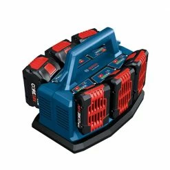 Tools & Equipment Bosch GAL18V6-80 18V 6-Bay Sequential Lithium-Ion Fast Battery Charger
