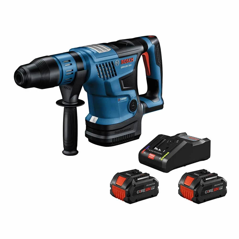 Bosch GBH18V-36CK24 18V PROFACTOR 1-9/16" SDS-Max Rotary Hammer W/ 8.0Ah Battery 3 Bosch GBH18V-36CK24 18V PROFACTOR 1-9/16" SDS-Max Rotary Hammer W/ 8.0Ah Battery