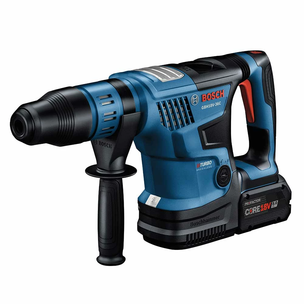 Bosch GBH18V-36CK24 18V PROFACTOR 1-9/16" SDS-Max Rotary Hammer W/ 8.0Ah Battery 5 Bosch GBH18V-36CK24 18V PROFACTOR 1-9/16" SDS-Max Rotary Hammer W/ 8.0Ah Battery