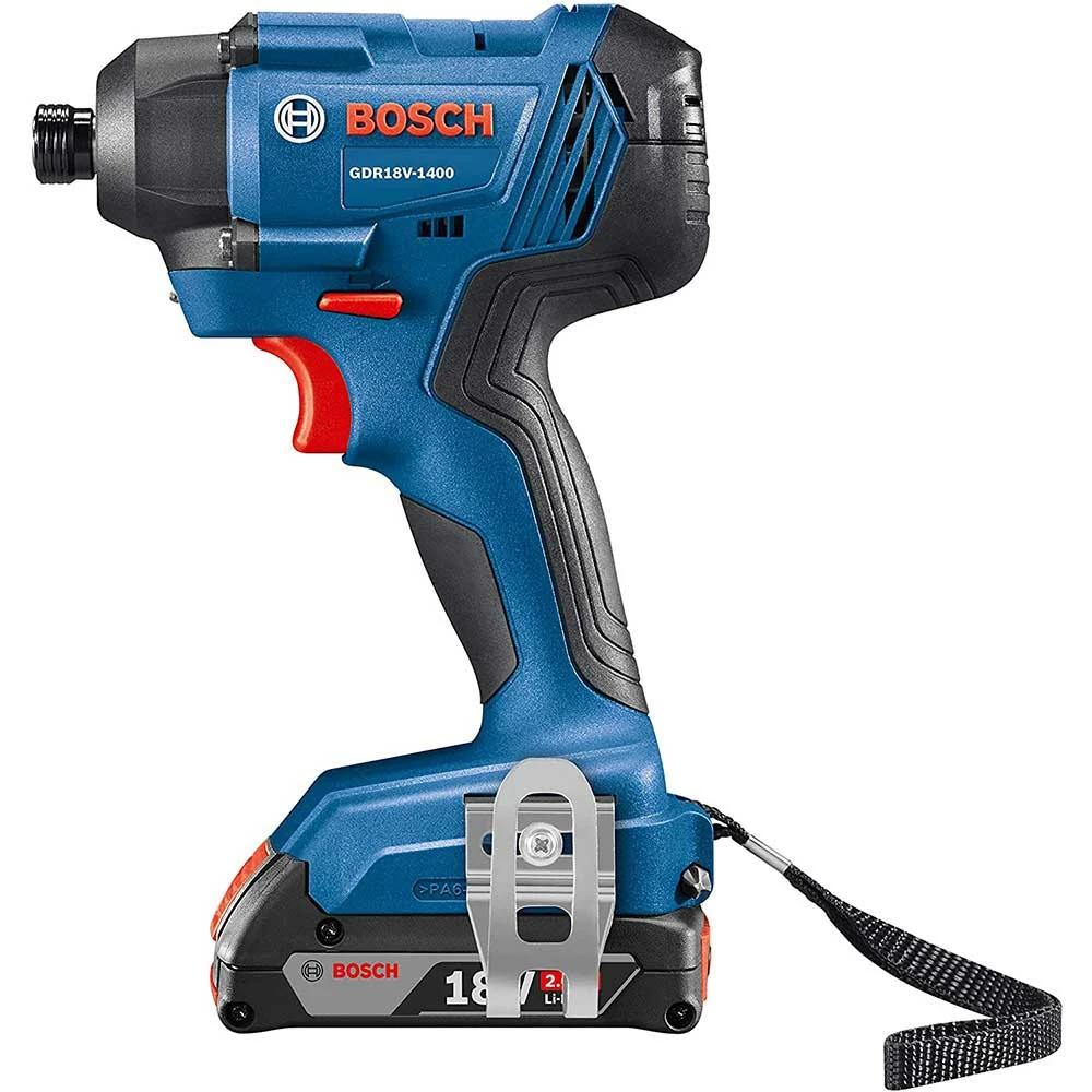 Bosch GDR18V-1400B12 18V 1/4" Cordless Hex Impact Driver W/ Slimpack Battery 5 Bosch GDR18V-1400B12 18V 1/4" Cordless Hex Impact Driver W/ Slimpack Battery