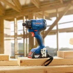 Bosch GDR18V-1400B12 18V 1/4" Cordless Hex Impact Driver W/ Slimpack Battery 16 Bosch GDR18V-1400B12 18V 1/4