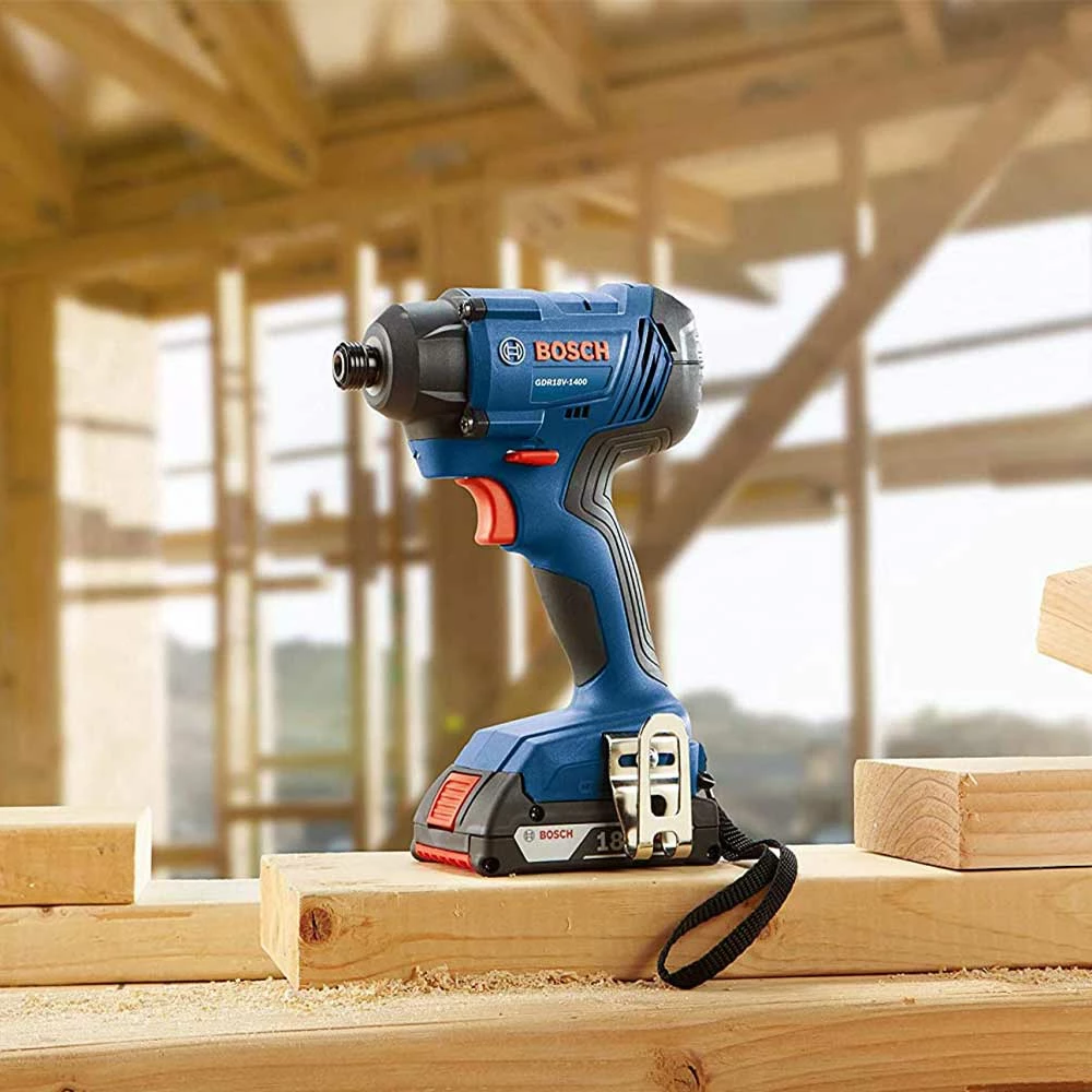 Bosch GDR18V-1400B12 18V 1/4" Cordless Hex Impact Driver W/ Slimpack Battery 9 Bosch GDR18V-1400B12 18V 1/4" Cordless Hex Impact Driver W/ Slimpack Battery