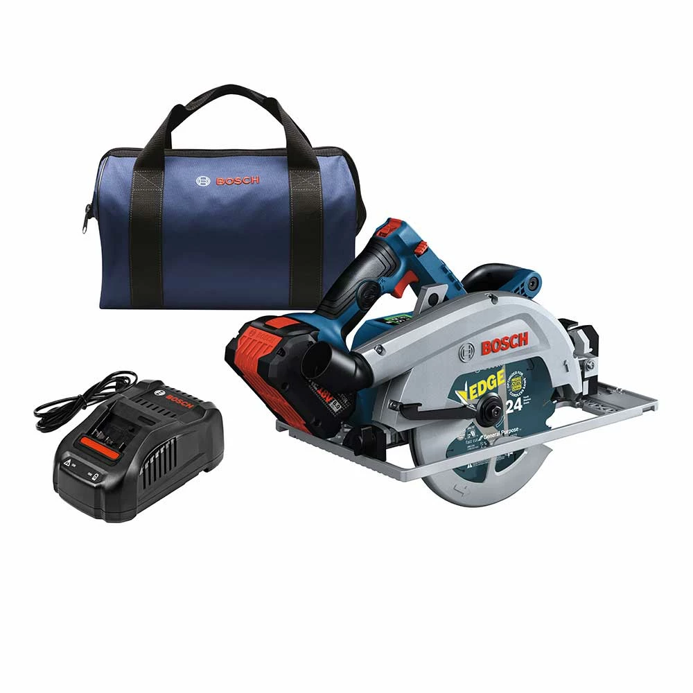 Tools & Equipment Bosch GKS18V-25GCB14 18V PROFACTOR 7-1/4" Strong Arm Circular Saw W/ 8Ah Battery 3 Tools & Equipment Bosch GKS18V-25GCB14 18V PROFACTOR 7-1/4" Strong Arm Circular Saw W/ 8Ah Battery