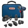 Bosch GSR12V-140FCB22 12V Cordless Screwdriver Kit 5-in-1 Multi-Head Drill Set Tools & Equipment