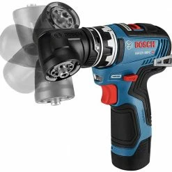 Tools & Equipment Bosch GSR12V-300FCB22 12V Max Brushless FlexiClick 5-in-1 Drill/Driver Kit