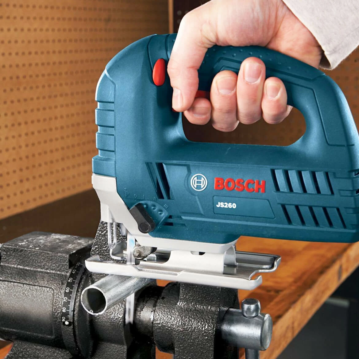 Bosch JS260 120-Volt 6 Amp Heavy Guage Steel Variable Speed Top Handle Jig Saw 4 Bosch JS260 120-Volt 6 Amp Heavy Guage Steel Variable Speed Top Handle Jig Saw