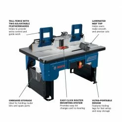 Bosch RA1141 Portable Benchtop Router Table Tools & Equipment