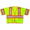 Custom Leather Craft Safety & Work Gear Custom Leathercraft SV262X Sleeved Vest Class 3 Lime 2X-Large