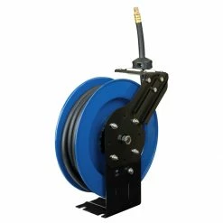 Cyclone Pneumatic 3/8” X 25’ 300 PSI Retractable Air Hose Reel W/ Rubber Hose Tools & Equipment