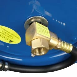 Cyclone Pneumatic 1/2” X 50’ 300 PSI Retractable Air Hose Reel W/ Rubber Hose