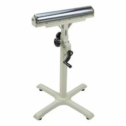 Shop Fox D4111 26-1/2 Inch - 41 Inch Adjustable Height Helical Gear Roller Stand Power Tools