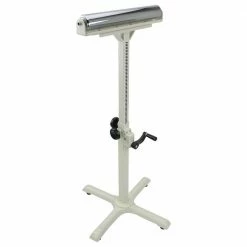 Shop Fox D4111 26-1/2 Inch - 41 Inch Adjustable Height Helical Gear Roller Stand Power Tools