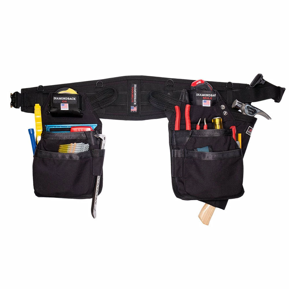 Tools & Equipment DIAMONDBACK DB5-11-BK-L Black Grrande Tool Belt Large 4 Tools & Equipment DIAMONDBACK DB5-11-BK-L Black Grrande Tool Belt Large