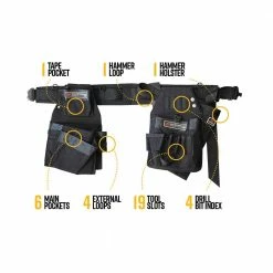 DIAMONDBACK DB5-17-GR-XL Ranger Green The Spark Tool Belt Extra Large